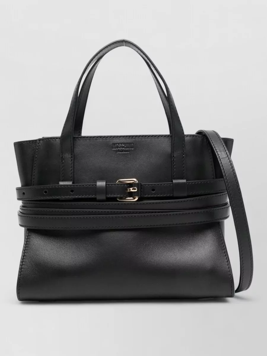 Moschino Leather small tote bag