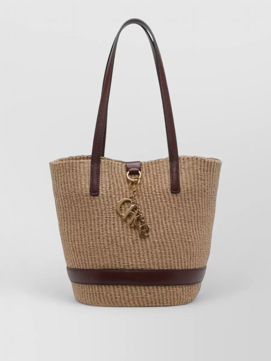 Chloé woody woven bucket bag