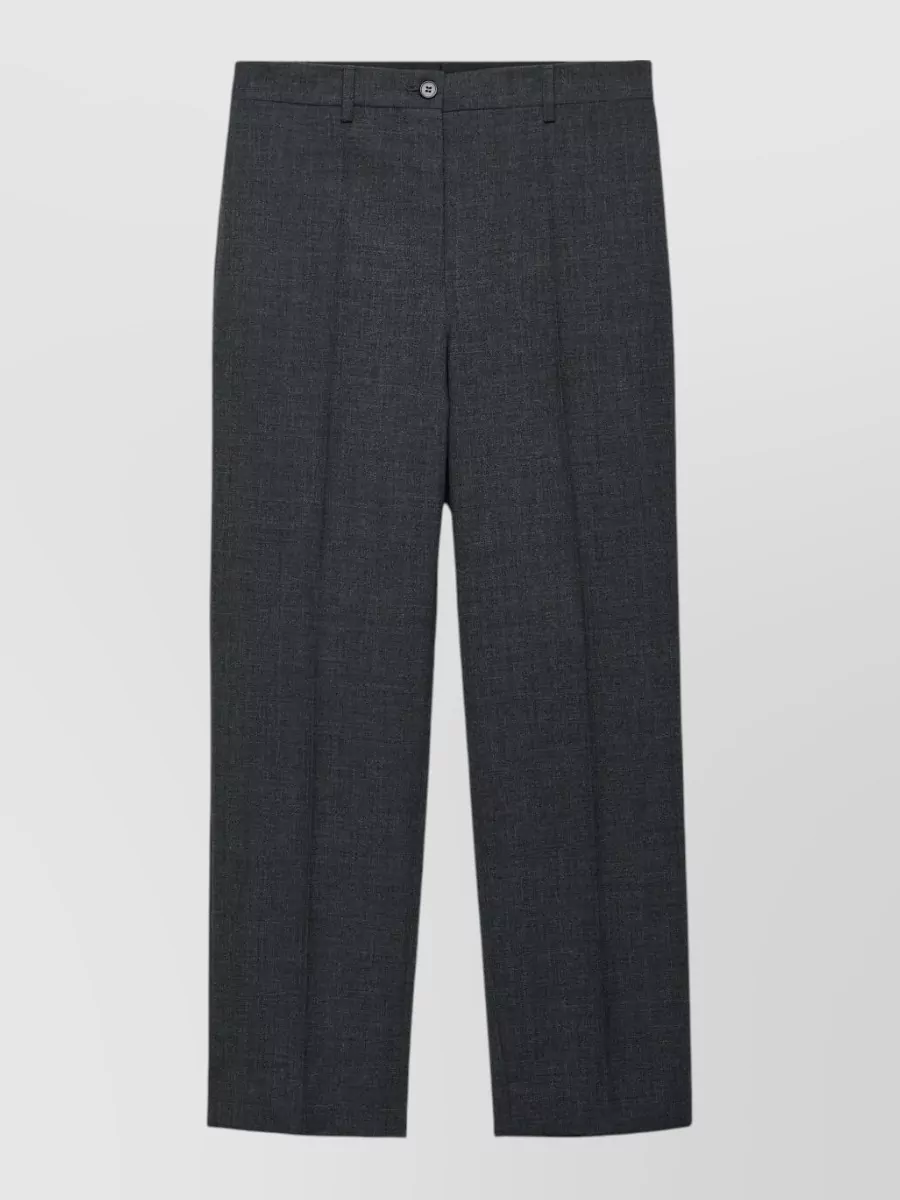 Prada Straight-Leg Suit Trousers