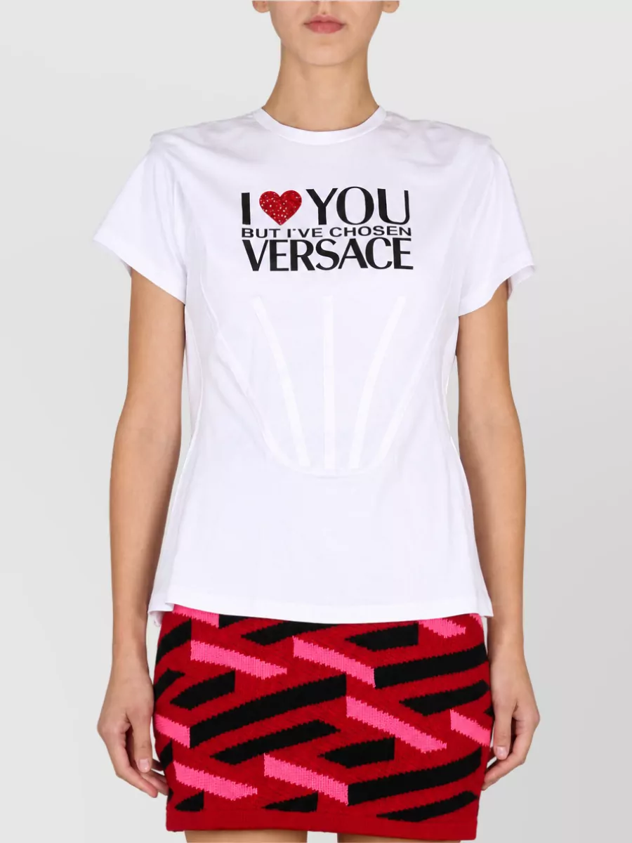Versace Cotton logo t-shirt