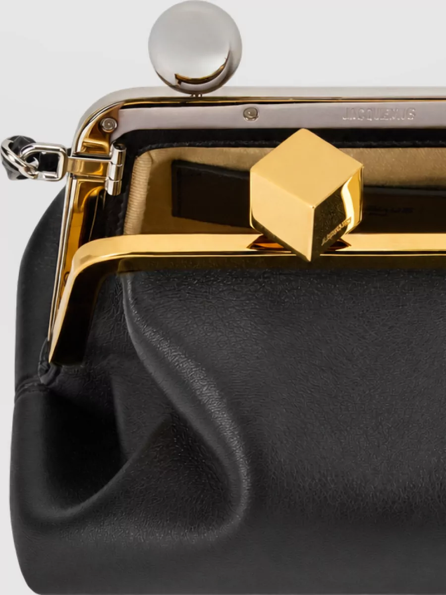 Jacquemus Le Rond Carré Lamb Leather Mini Bag