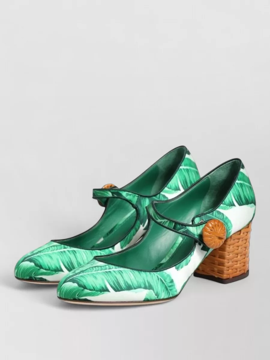 Dolce&Gabbana Silk Mary Jane Pumps
