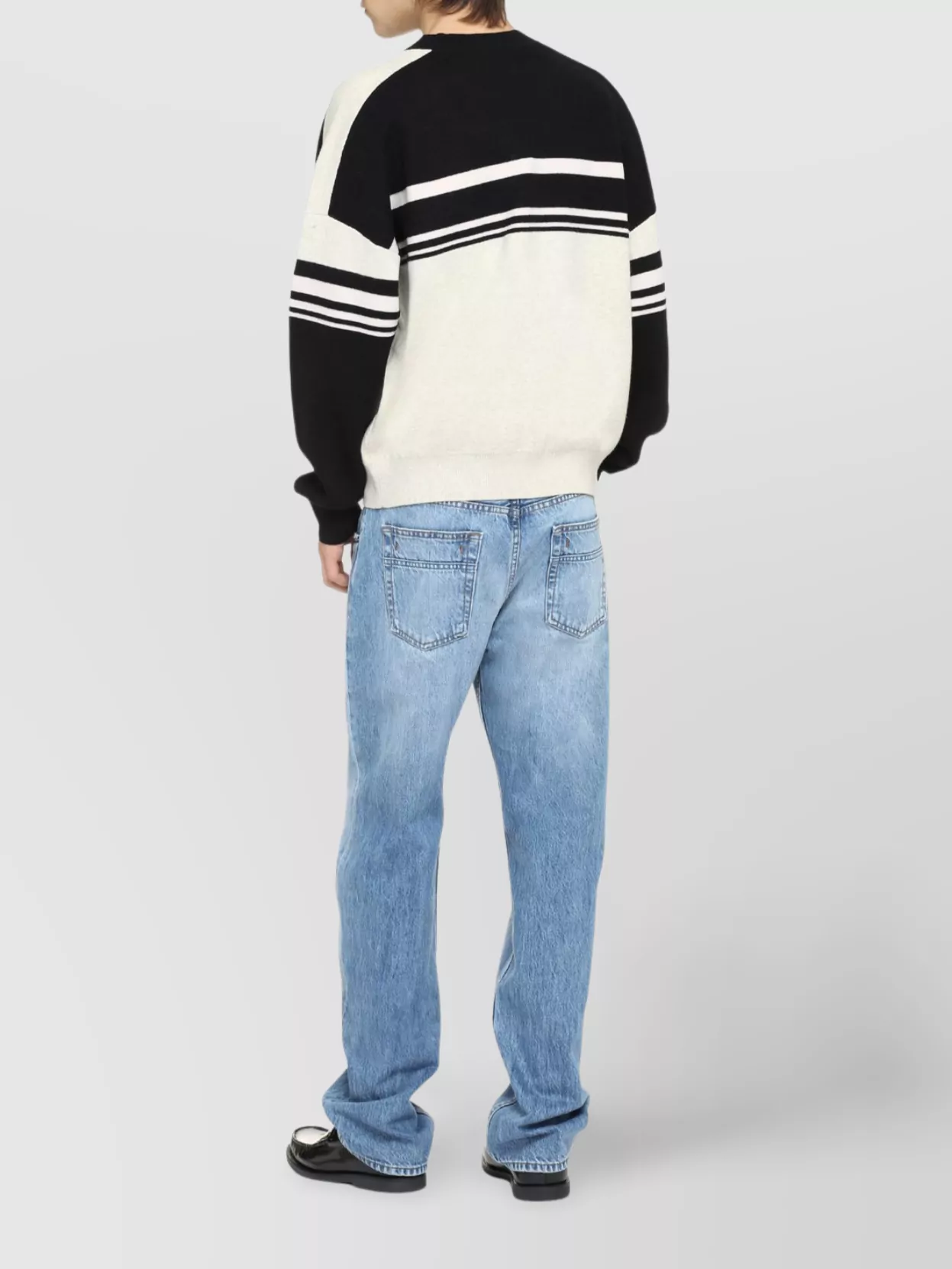 Isabel Marant Two-tone 'colby' Wool Blend Sweater