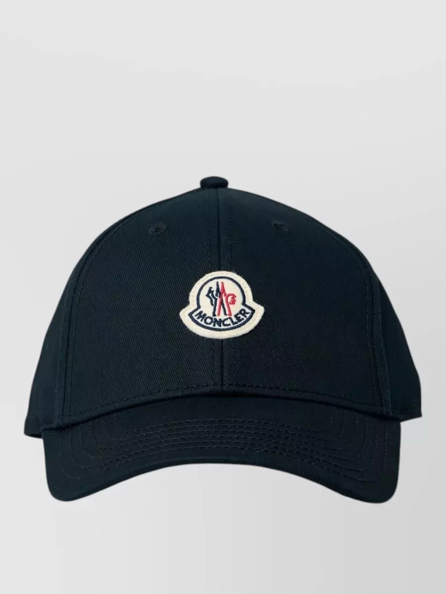 Moncler cotton logo baseball cap