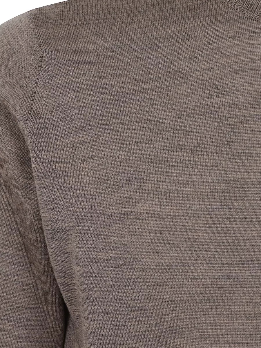 John Smedley Merino Wool Turtleneck Long-Sleeve Top