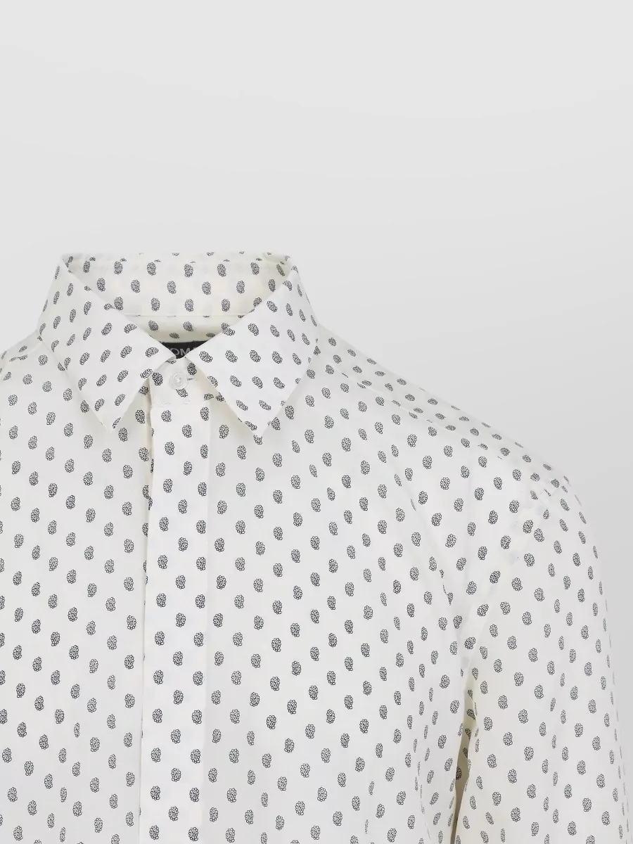 Tom Ford Printed Shirt Button Down Collar Long Sleeves