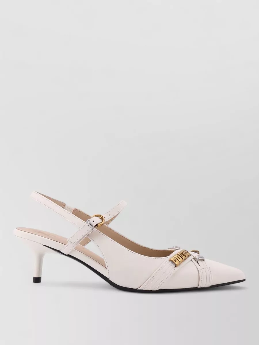 Pinko Leather Slingback Pumps