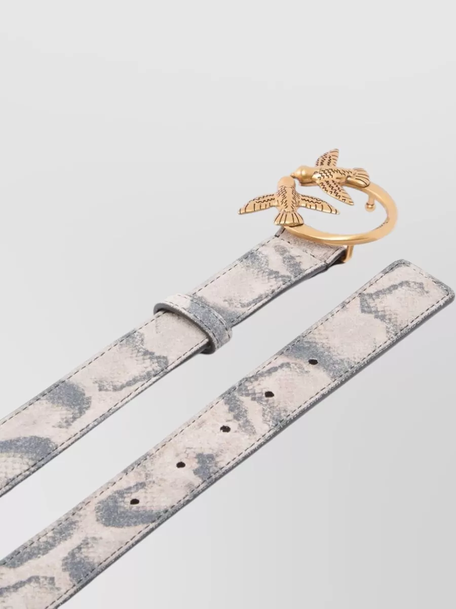 Pinko Python Print Belt