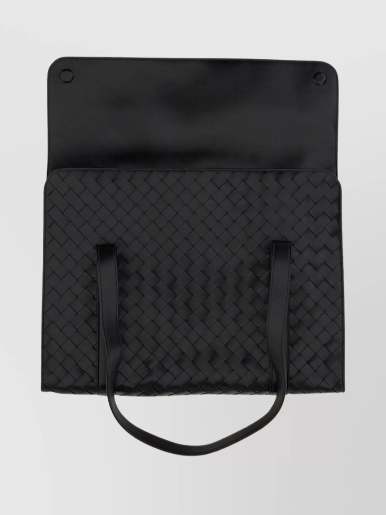 Bottega Veneta Textured Shoulder Bag Dual Top Handles