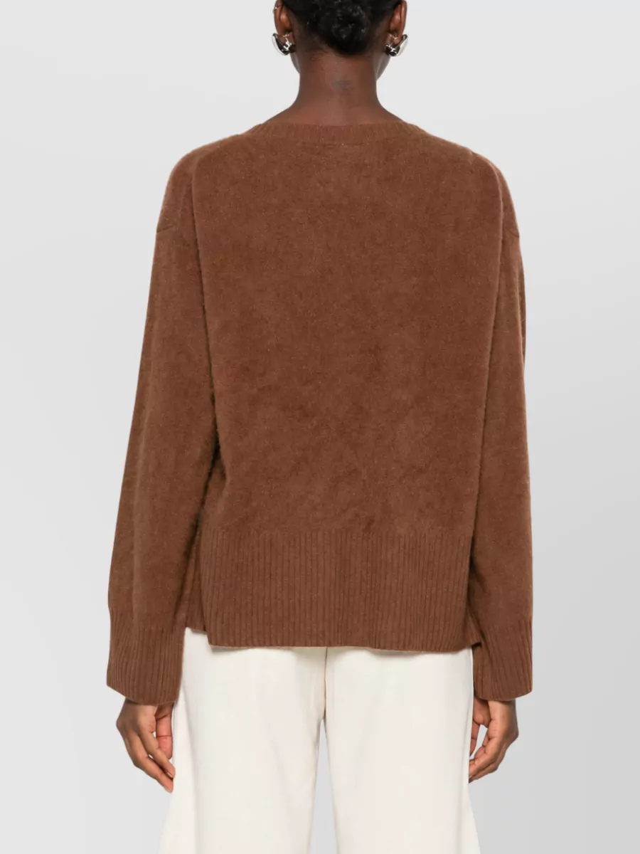 Ct Plage Wool V-Neck Long-Sleeve Jumper