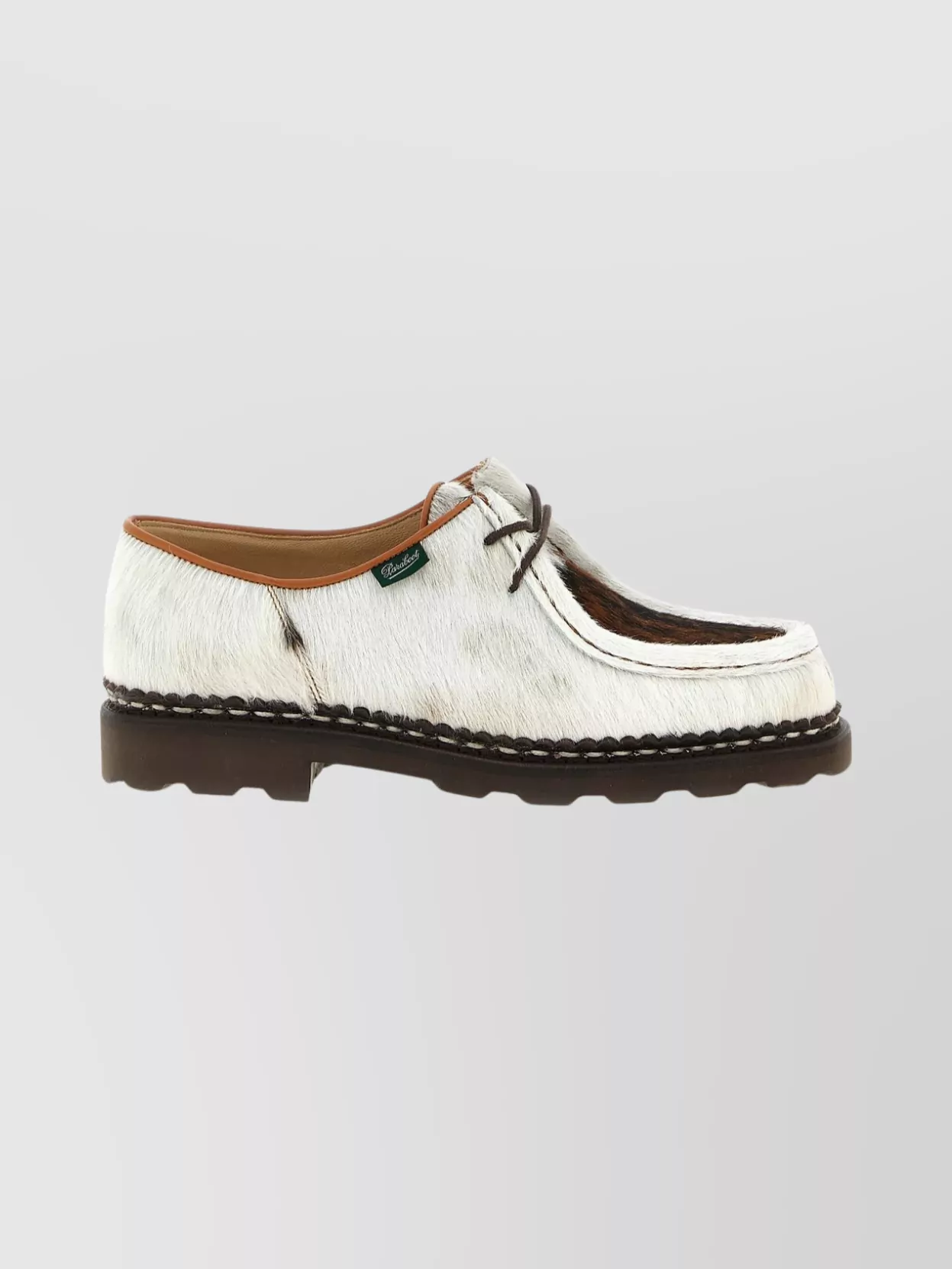 Paraboot Lace-Up Derby Shoes Fur Texture