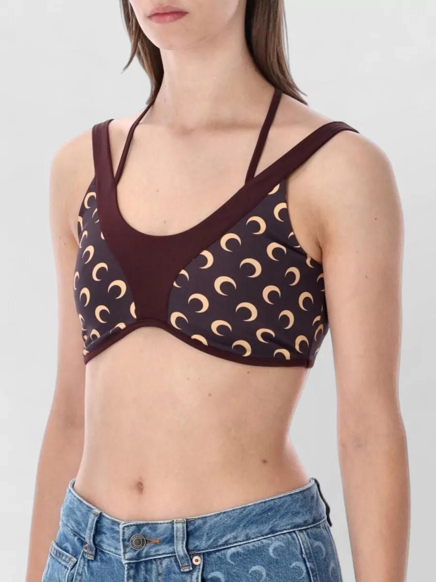 Marine Serre Printed Bra Top