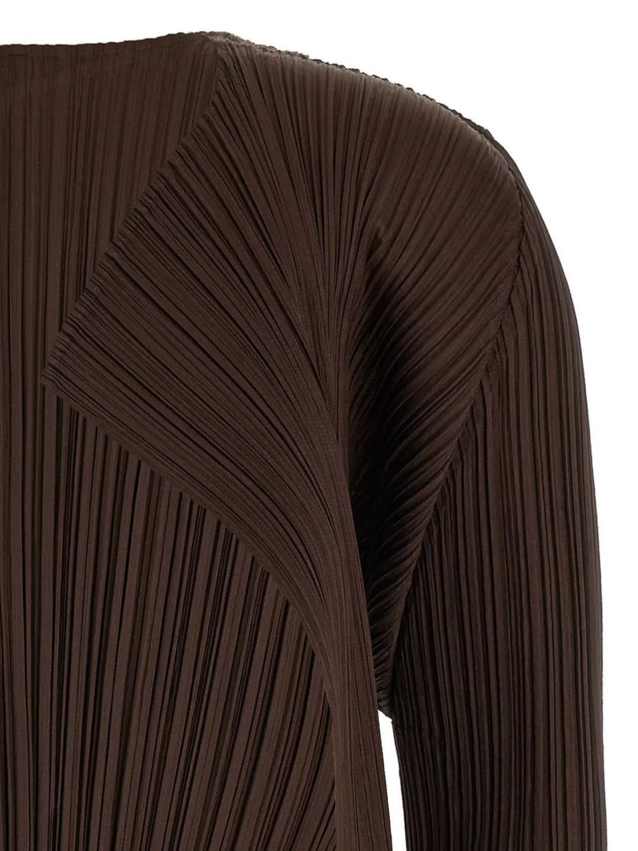 Issey Miyake March Cardigan With Monthly Pleated Texture