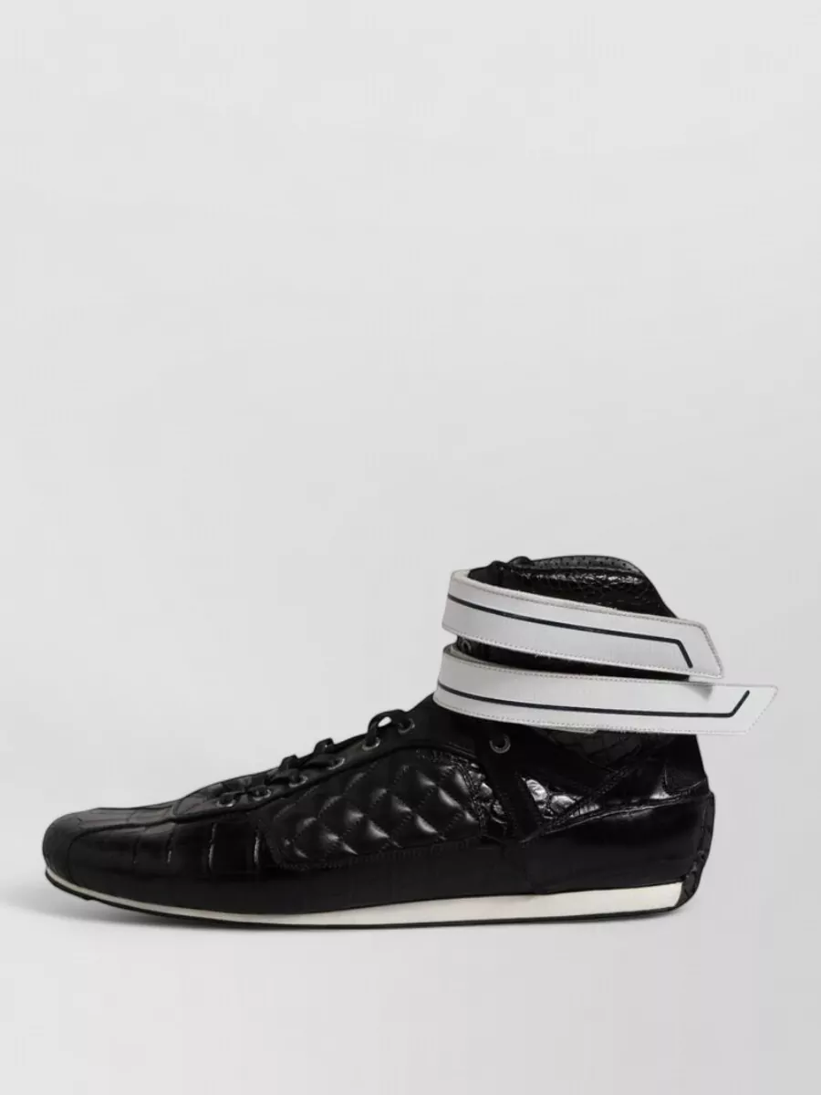 Dolce&Gabbana Quilted Leather High Top Sneakers