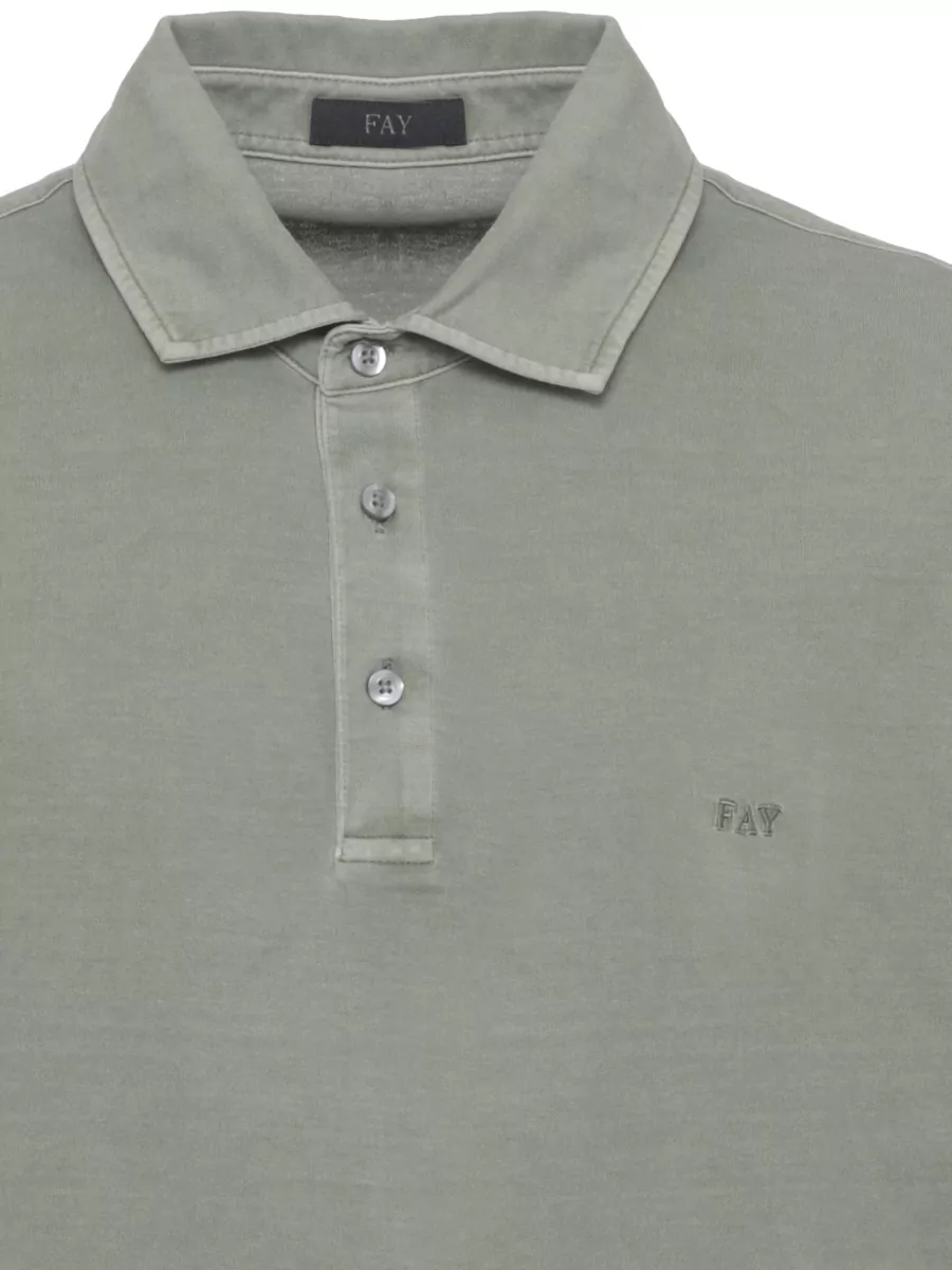 Fay Short-Sleeve Polo Shirt