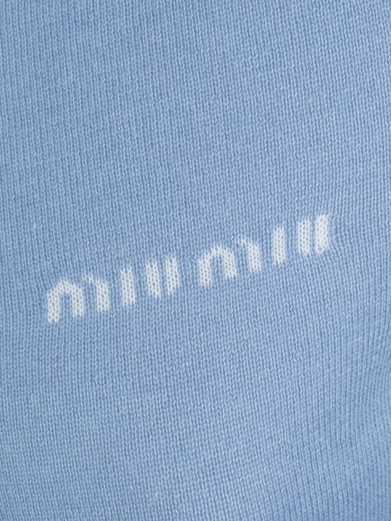 Miu Miu Knitwear V-Neckline Long Sleeves Ribbed Cuffs