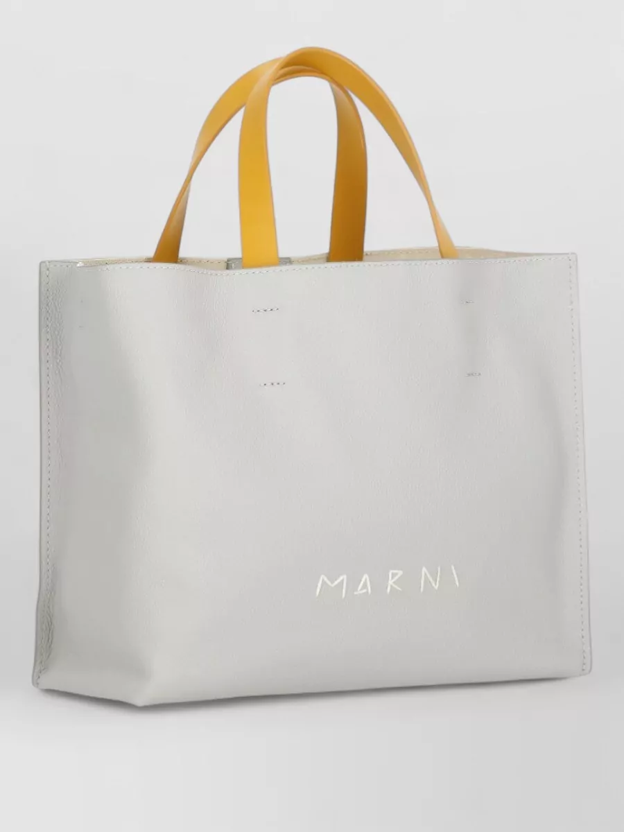 Marni Museo Leather Tote Bag