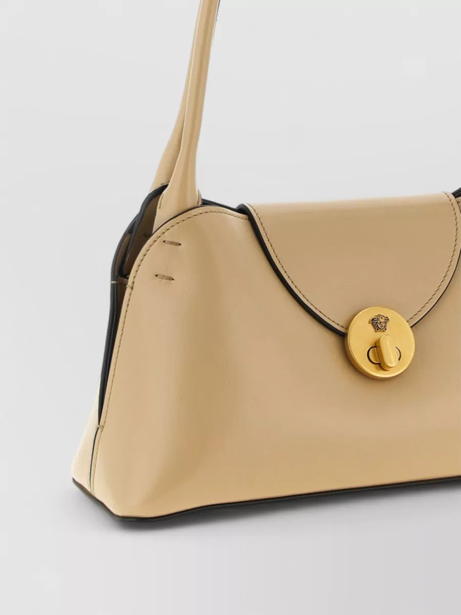 Versace Leather Flap Clutch Bag