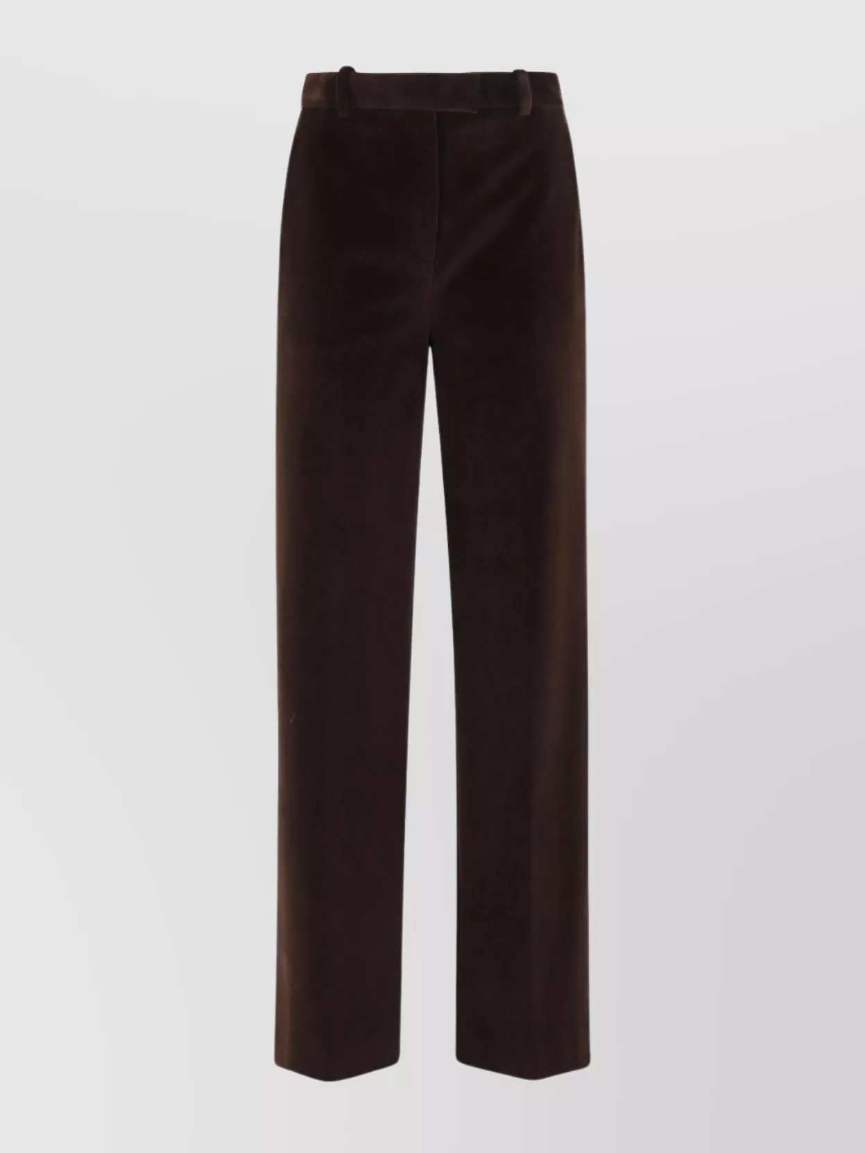 Circolo 1901 Wide-leg Cotton Trousers Featuring Pockets In Brown