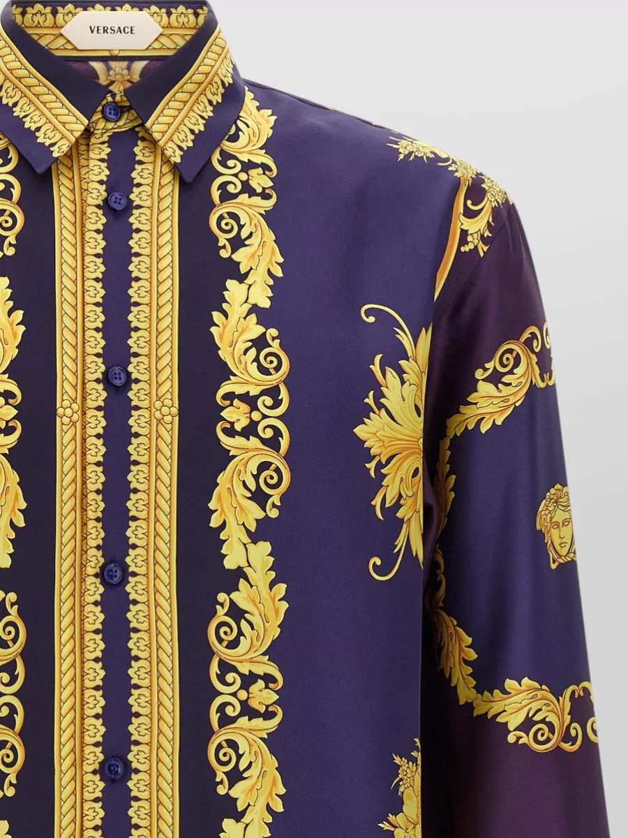Versace Silk Printed Shirt