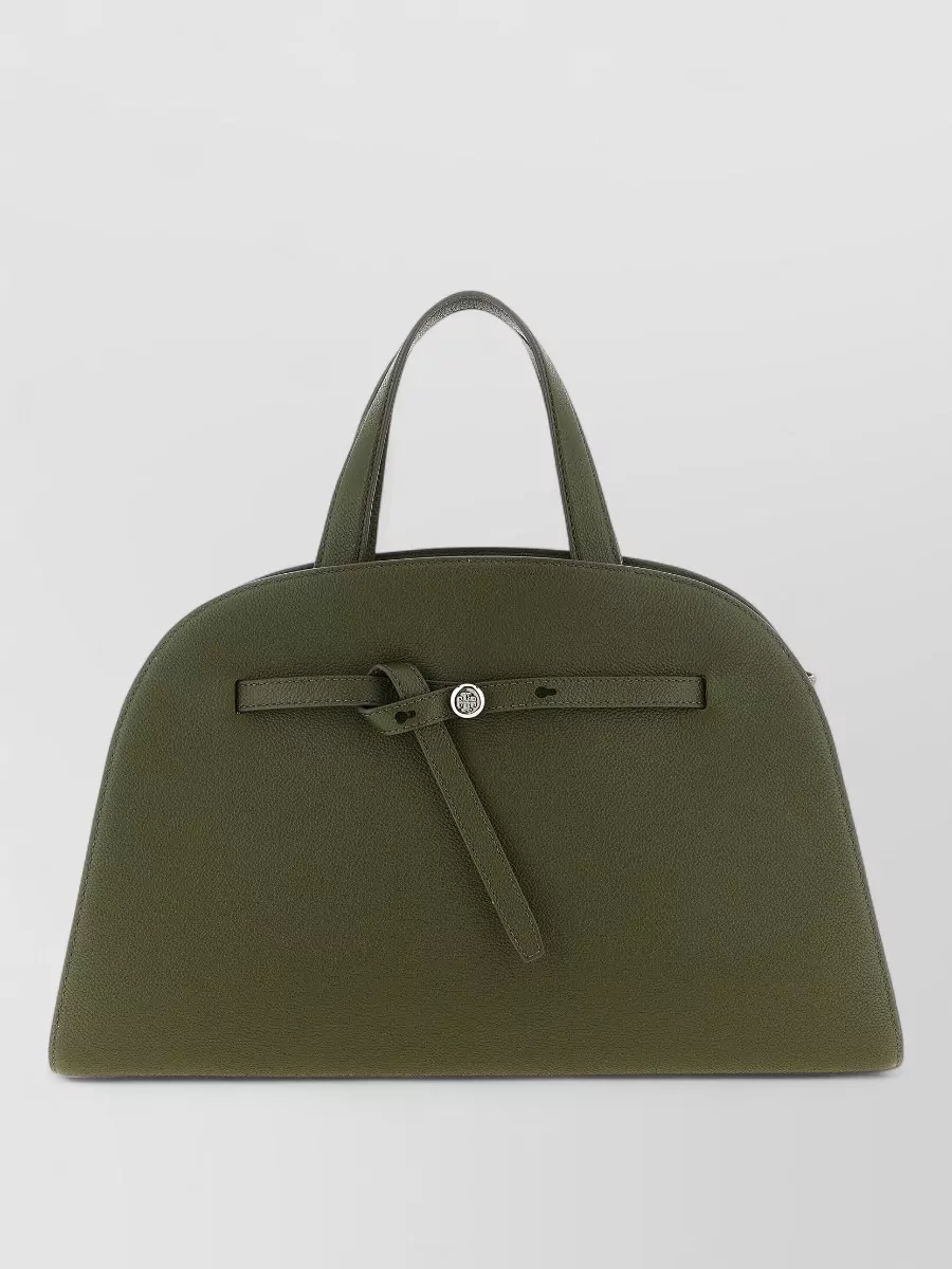 Tory Burch Romy Small Leather Top Case Tote Bag