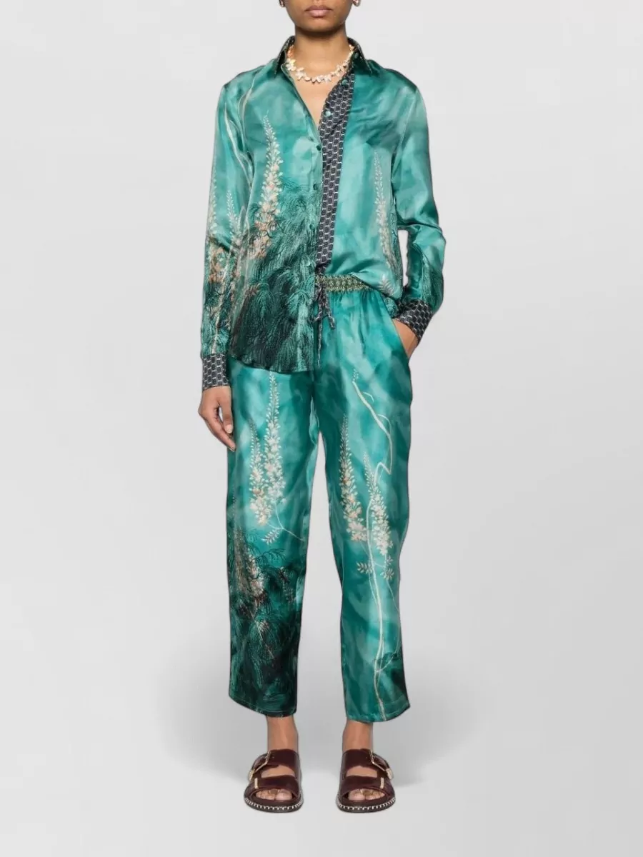 Pierre Louise Mascia Silk Printed Shirt