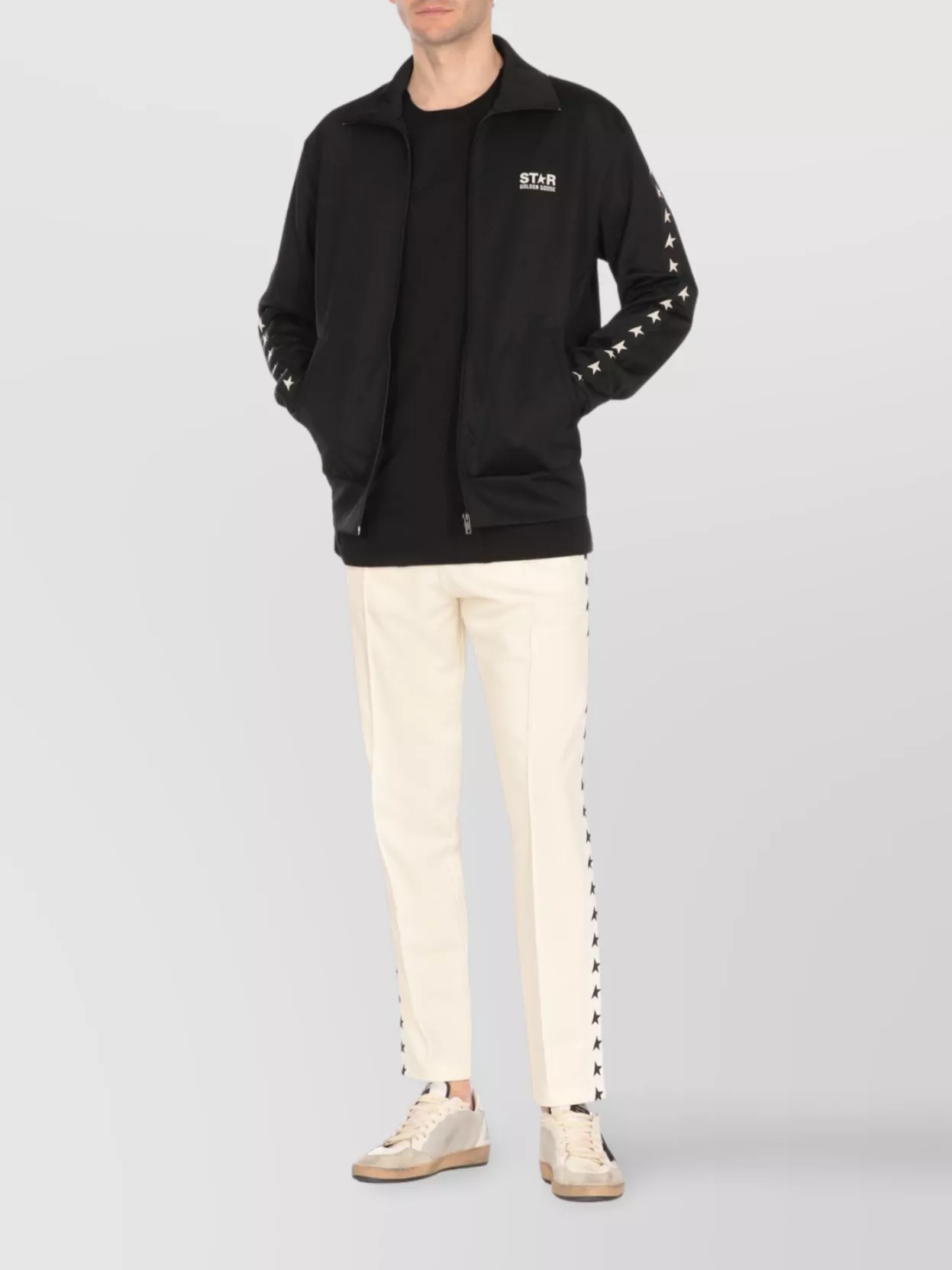 Golden Goose High Neck Logoed Sweatshirt