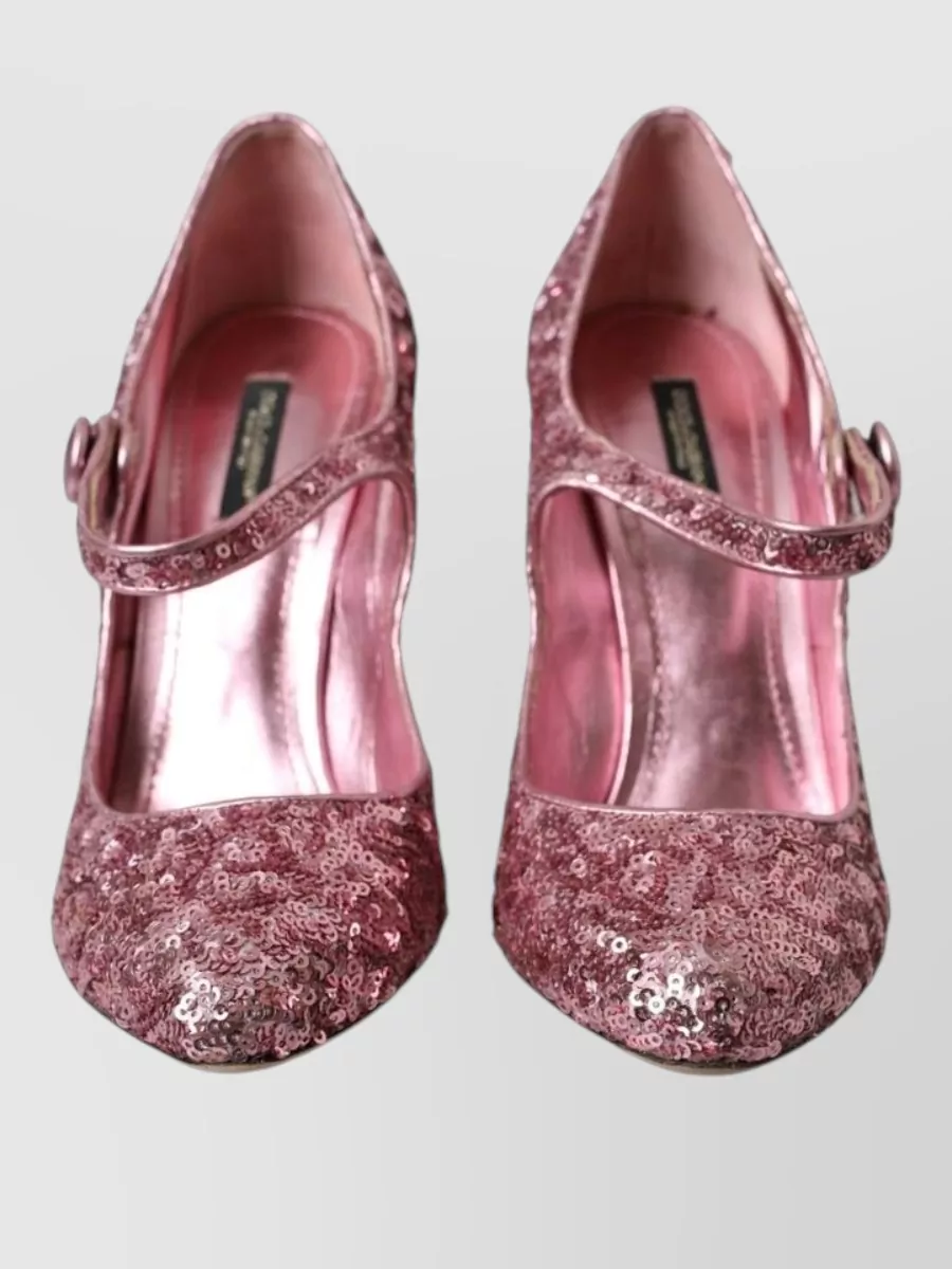 Dolce&Gabbana Sequin Mary Jane Pumps