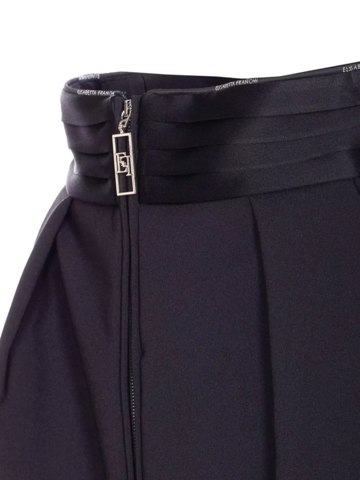 Elisabetta Franchi Knee Length And Midi Skirts With Belt Loops In Black