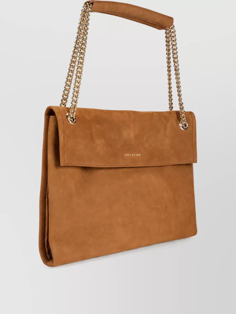 Orciani Leather Shoulder Bag