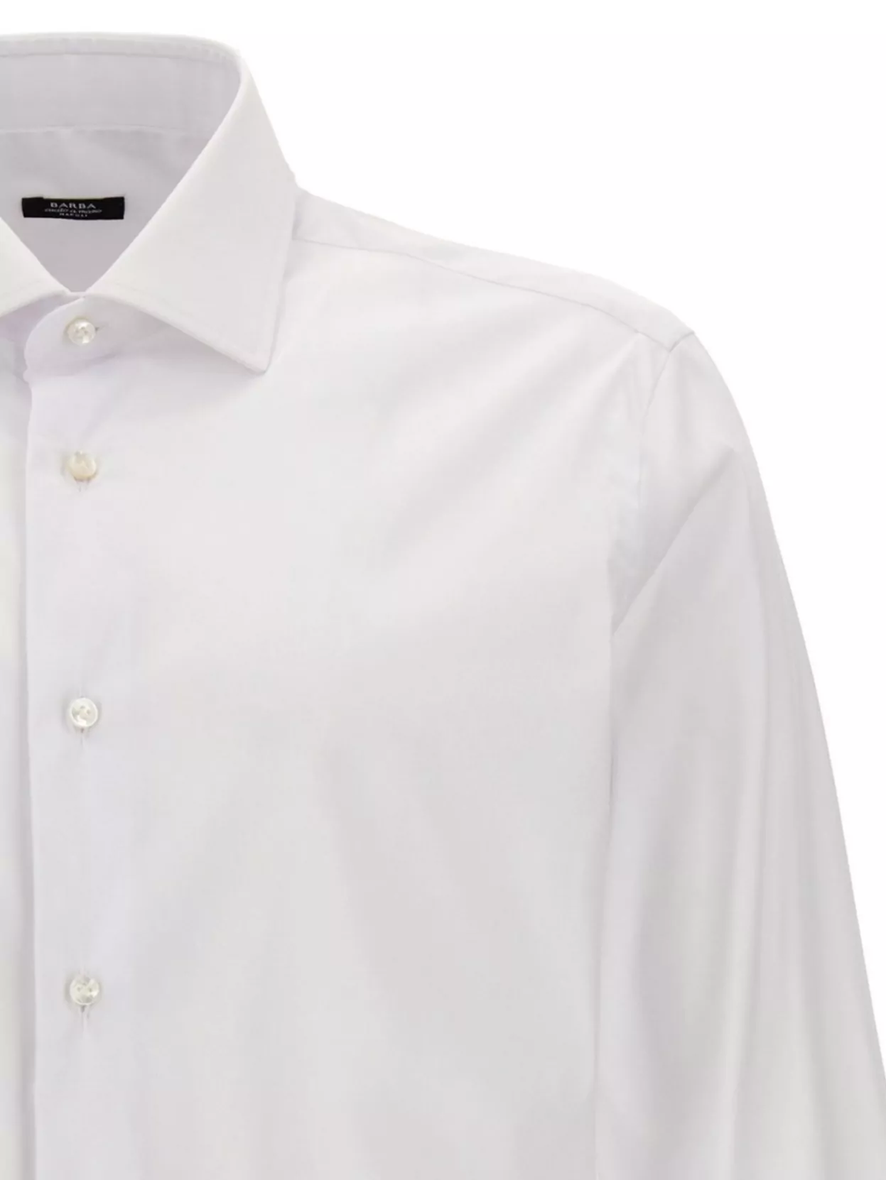 Barba Tailored Cotton Shirt Buttoned Cuffs