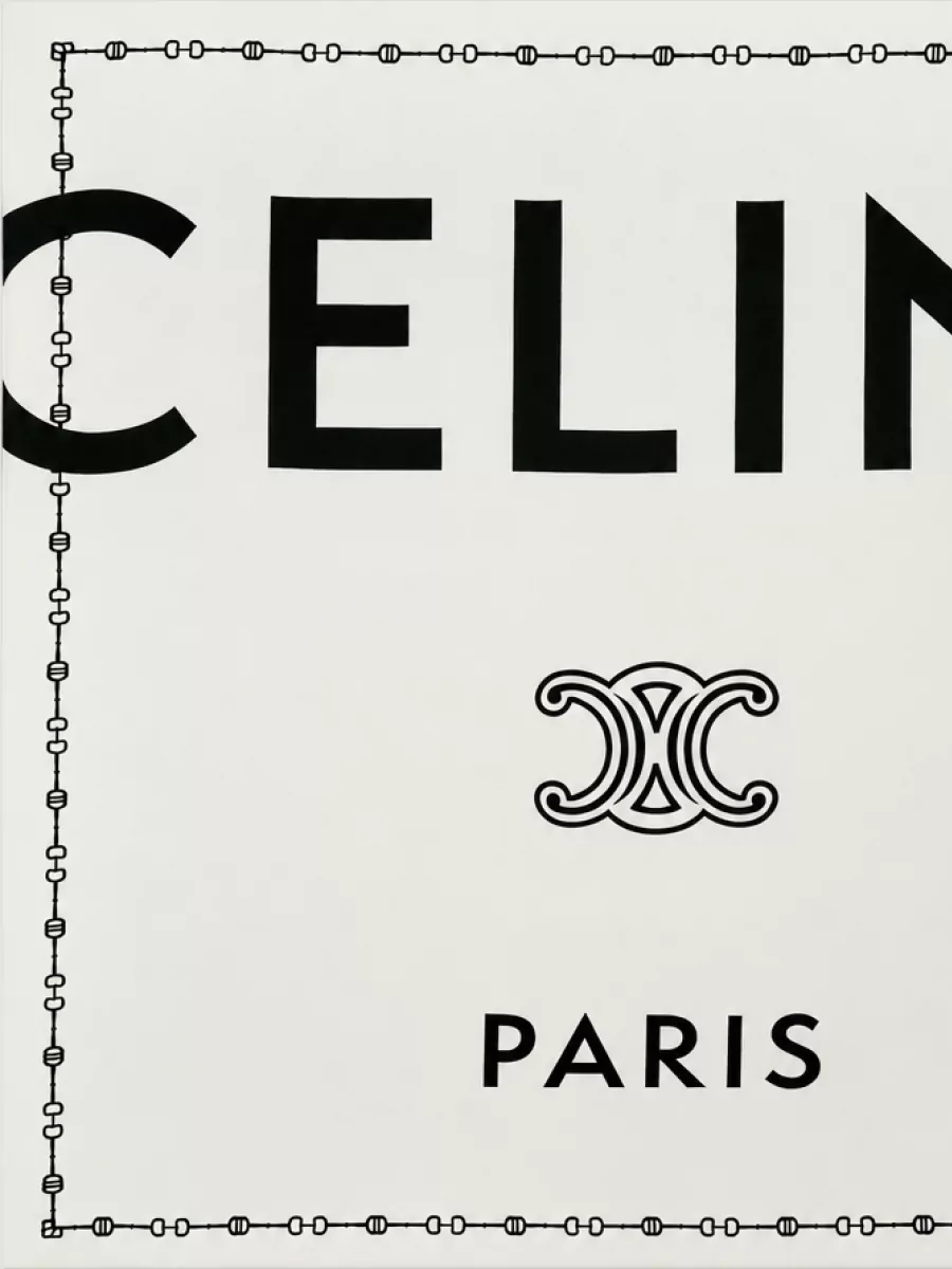 Celine silk square scarf