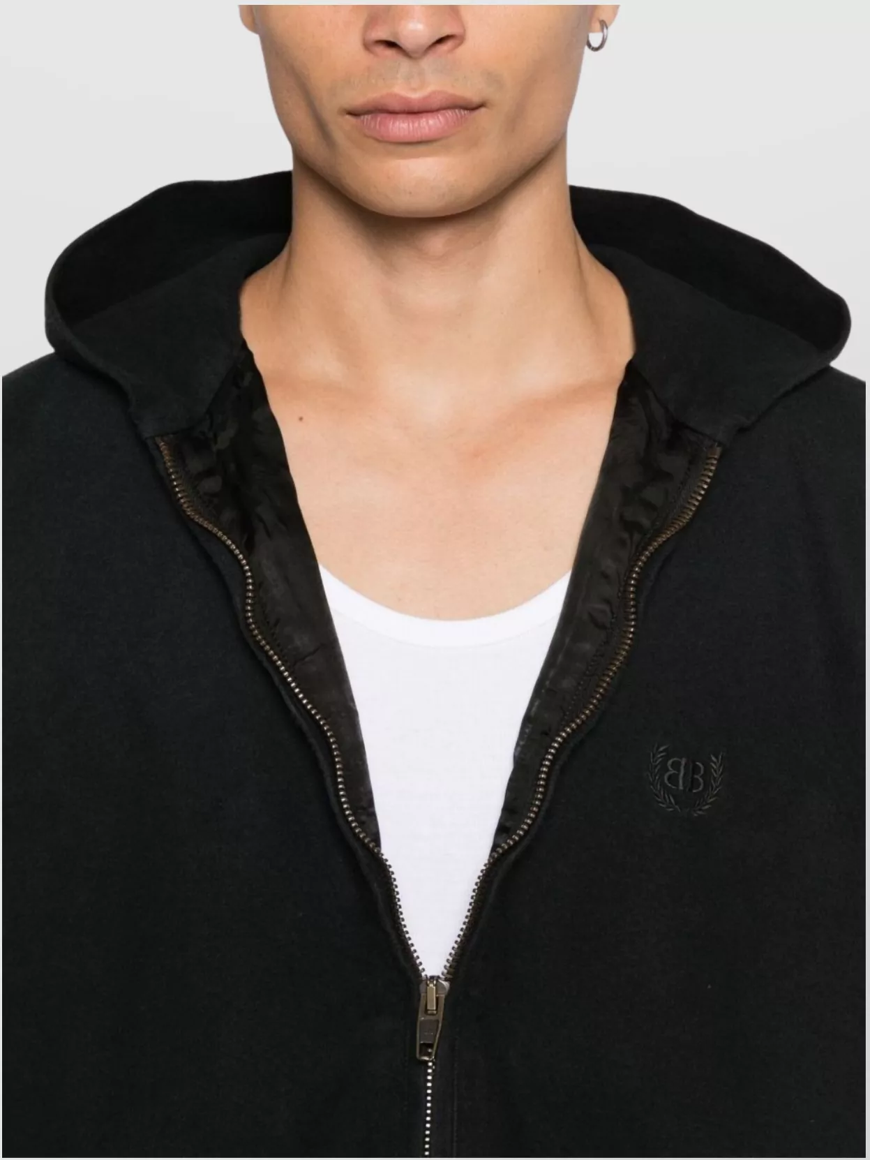 Balenciaga Hooded Blazer Front Pockets