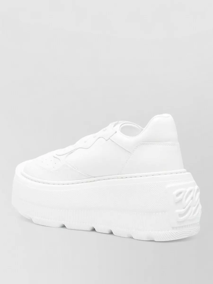 Casadei Leather Low-Top Sneakers