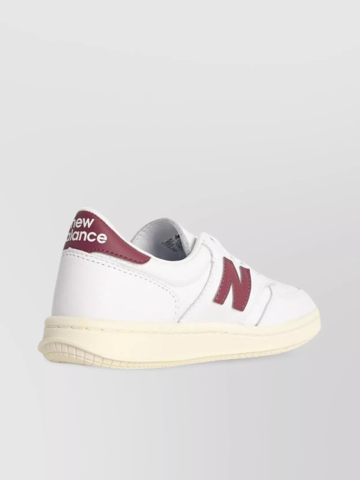 New Balance Leather Sneakers With Rubber Sole And Perforated Toe Cap