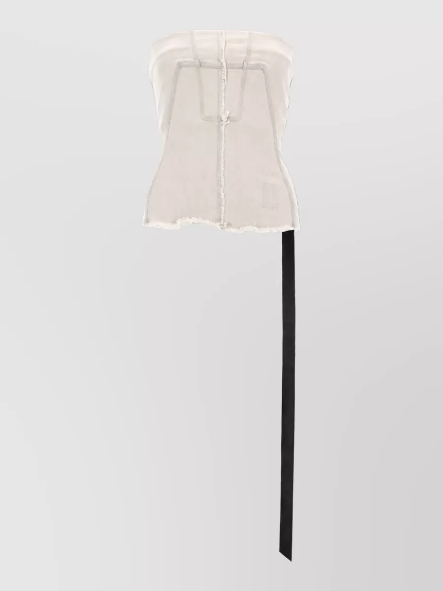 Rick Owens Drkshdw Denim bustier top