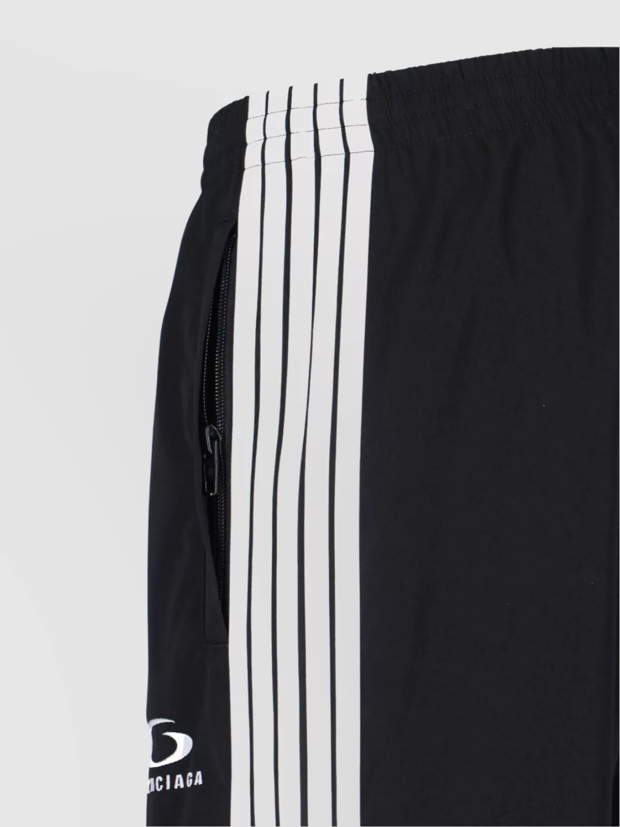 Balenciaga Straight Leg Trousers Ankle Zips