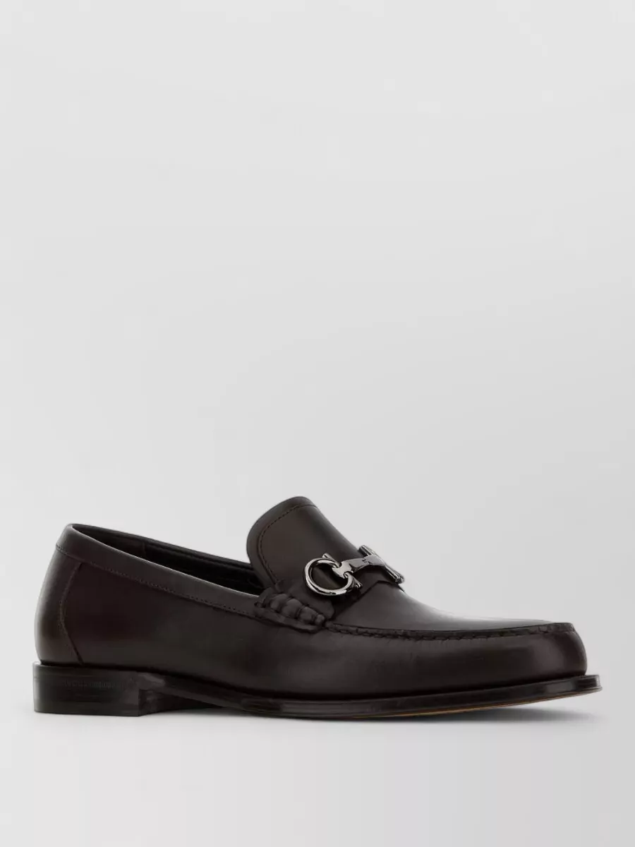 Ferragamo leather loafers