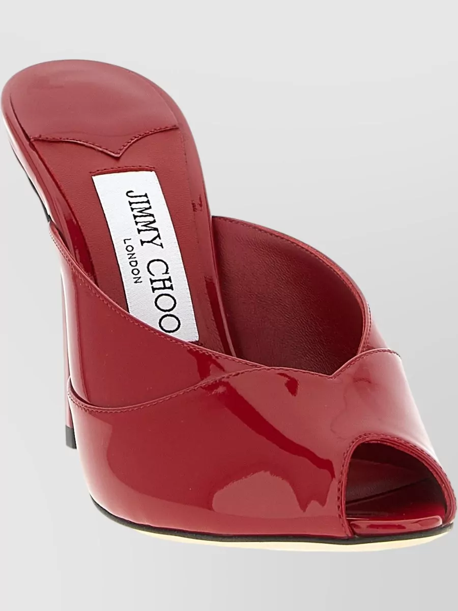 Jimmy Choo Brigitte Open Toe Patent Sandals Design