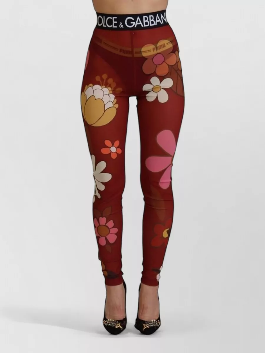 Dolce&Gabbana floral-print leggings
