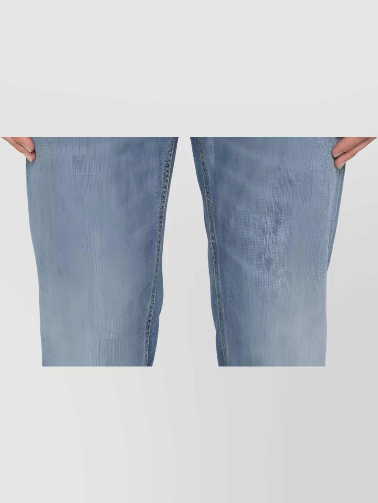 Dondup Belt Loops Five-Pocket Design Faded Effect
