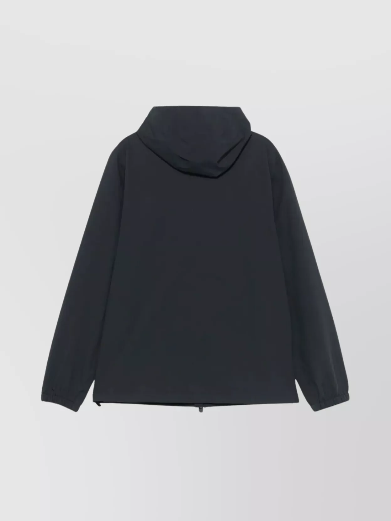 Rains Waterproof Hooded Jacket With Pockets And Elastic Cuffs In Blue