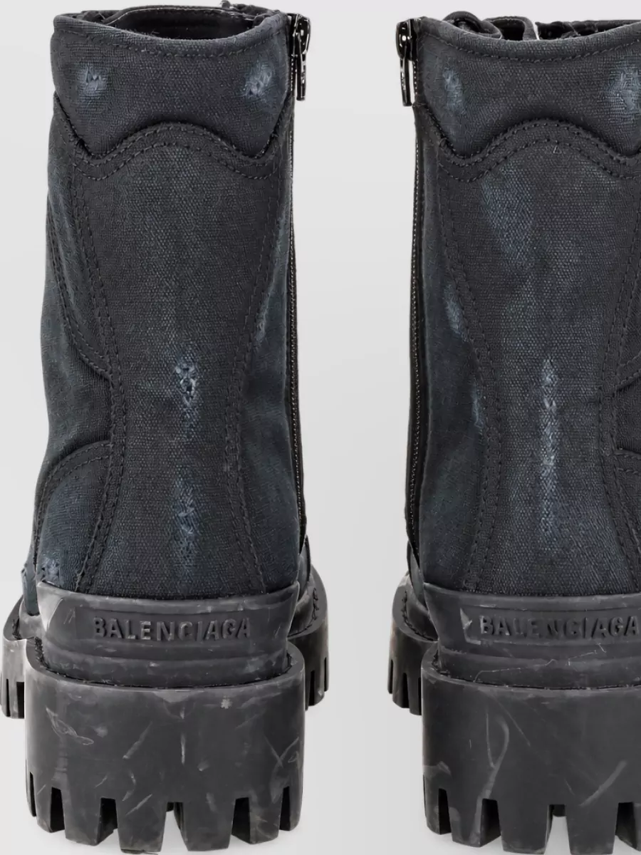 Balenciaga Combat Strike Cotton Boots