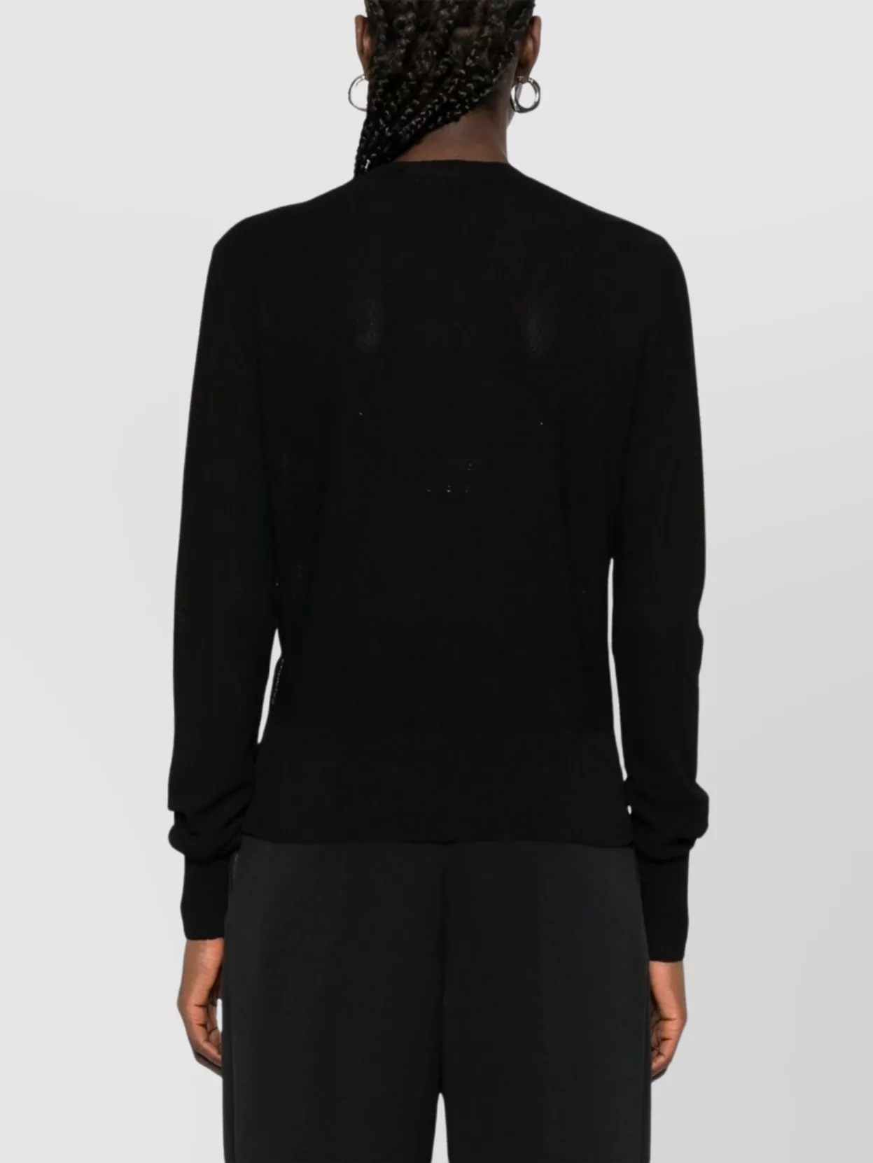 Max Mara Sheer Crewneck Knitwear Long Sleeves