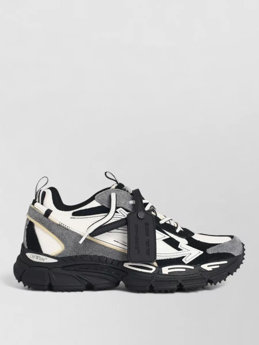 Off-White Be Right Back Leather Blend Sneakers