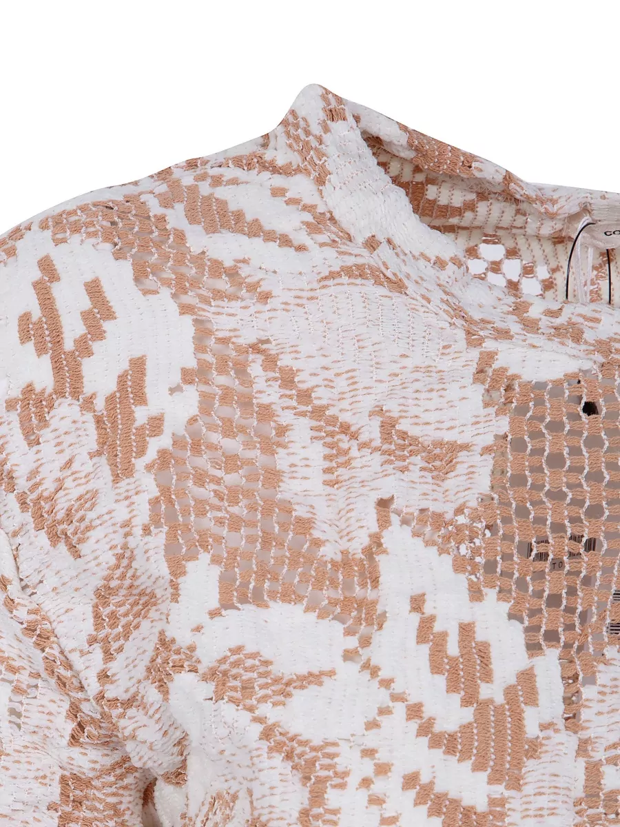Comme Des Garçons Asymmetric Knitted Top