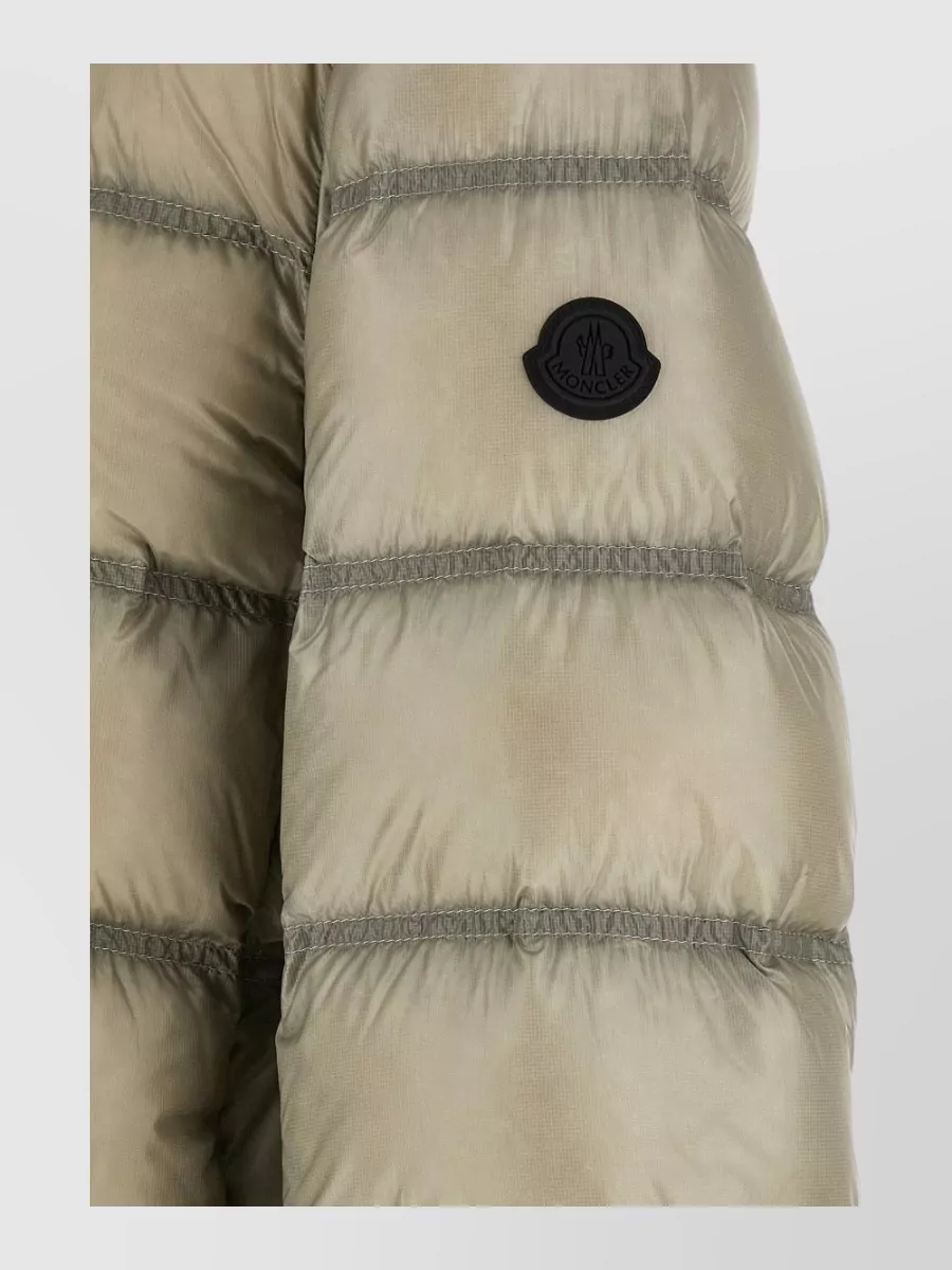 Moncler Down Hooded Quilted Puffer Jacket
