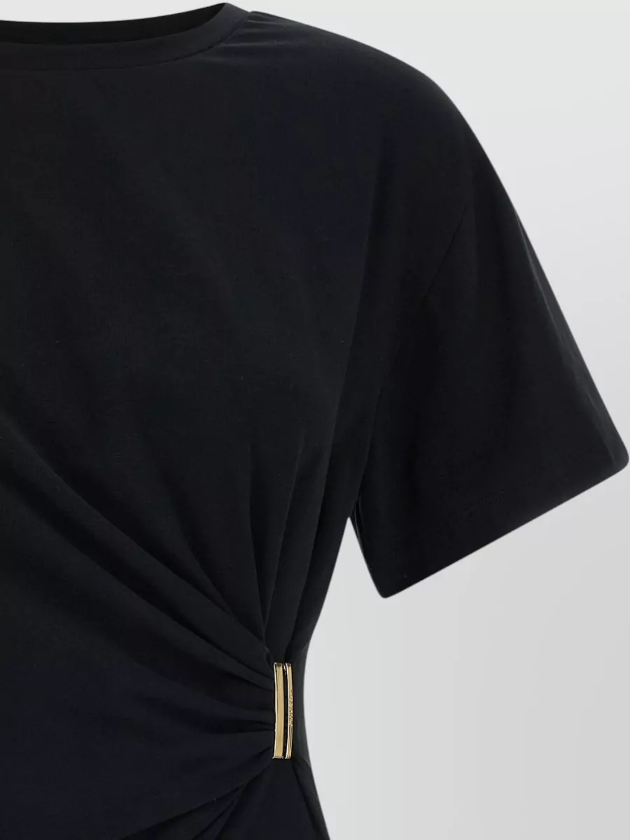 Pinko Draped Cotton Jersey T-Shirt
