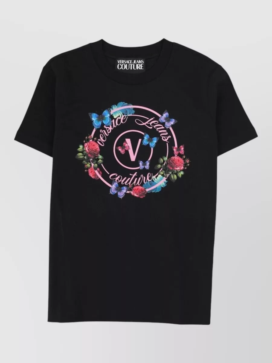 Versace Jeans Couture butterfly emblem t-shirt