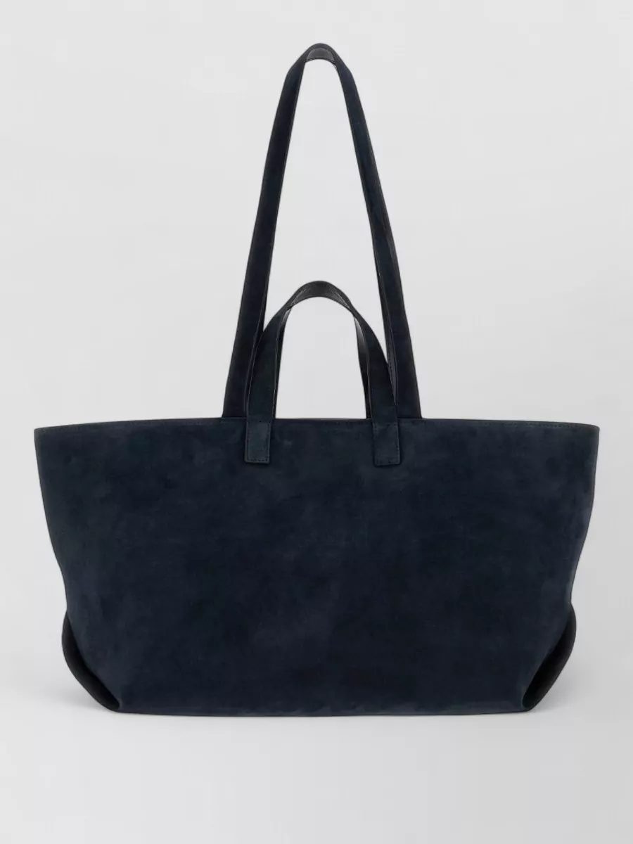 A.P.C. drummer suede leather tote bag